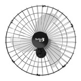 Ventilador De Parede Loren Sid Tufão 60 M1 Preto Com 3 Pás Cor Cinza, 60 cm De Diâmetro 127 v/220 v